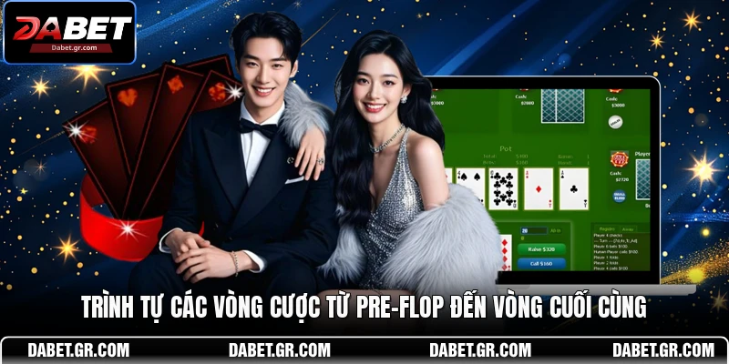 Game Bài Poker –Nghệ Thuật Đánh Bài Hiệu Quả Tại DABET Trình tự các vòng cược từ Pre-Flop đến vòng cuối cùng